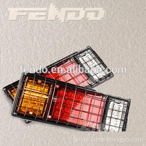12/24V LED Truck Tail Lamp Trailer Lights With Grille